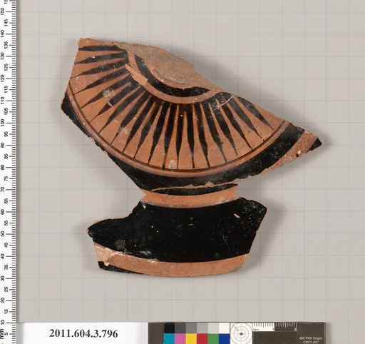 Terracotta fragment of a lid