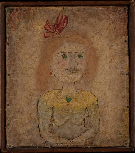 Small Portrait of a Girl in Yellow
