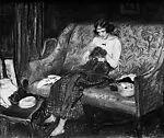 The Blue Stocking — Albert Sterner