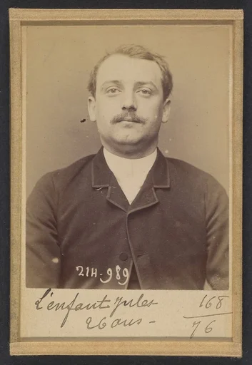 Lenfant. Émile, Jules. 26 ans, né à Choisy-le-Roi (Seine). Modeleur. Anarchiste. 2/3/94.