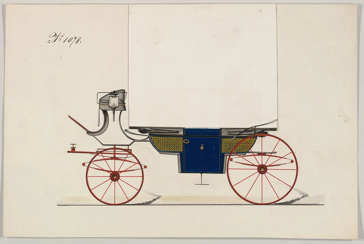 Design for Landau, no. 1078 — Brewster & Co.