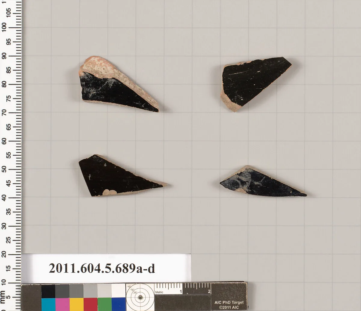 Terracotta fragments of kylikes (drinking cups) — Unknown