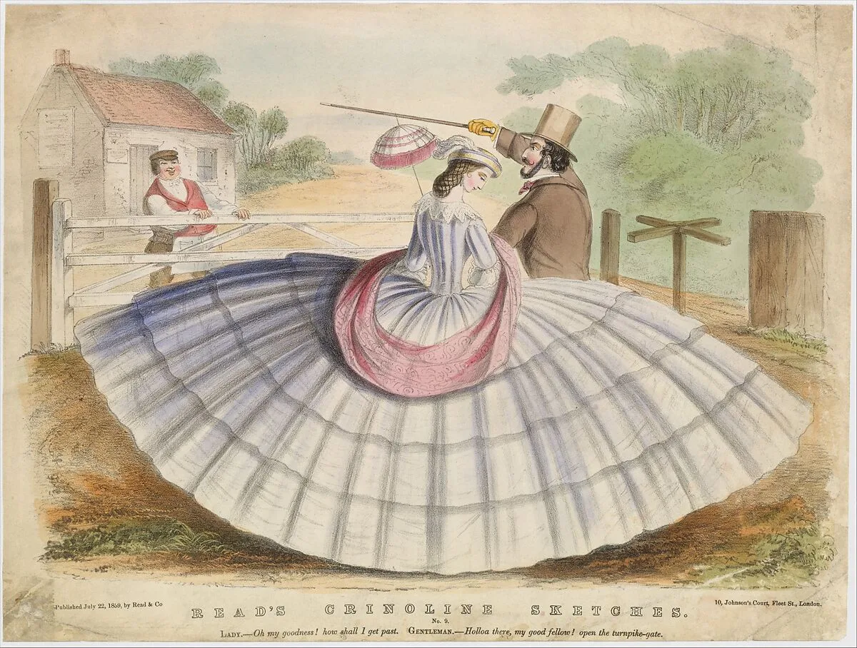 Read's Crinoline Sketches, No. 9 — Read and Company|Anonymous, British, 19th century