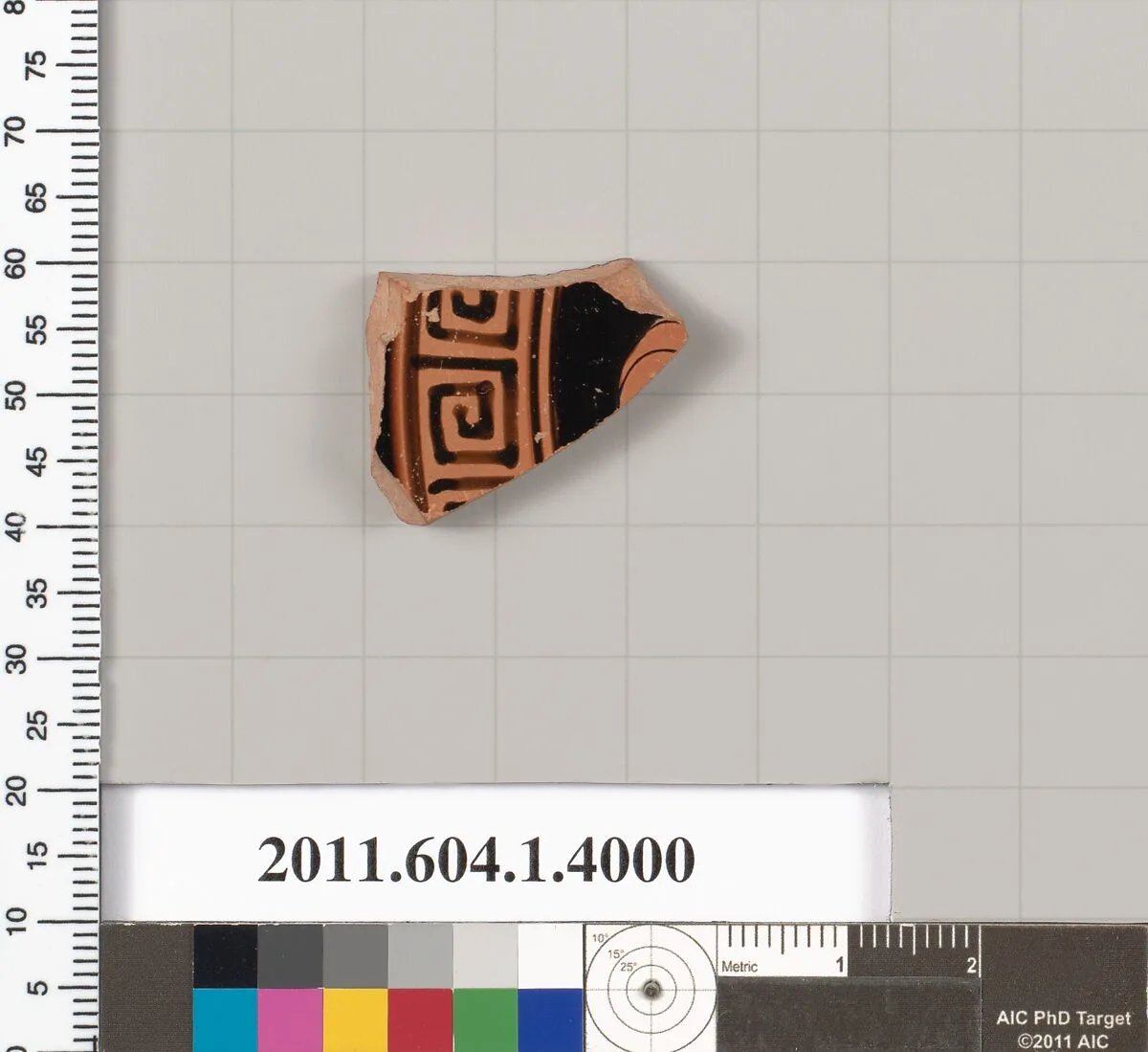 Terracotta fragment of a kylix (drinking cup) — Unknown