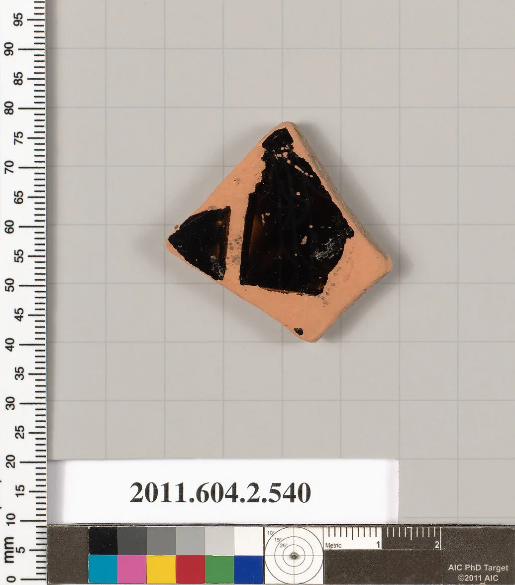 Terracotta fragment of a column-krater (bowl for mixing wine and water) — Unknown