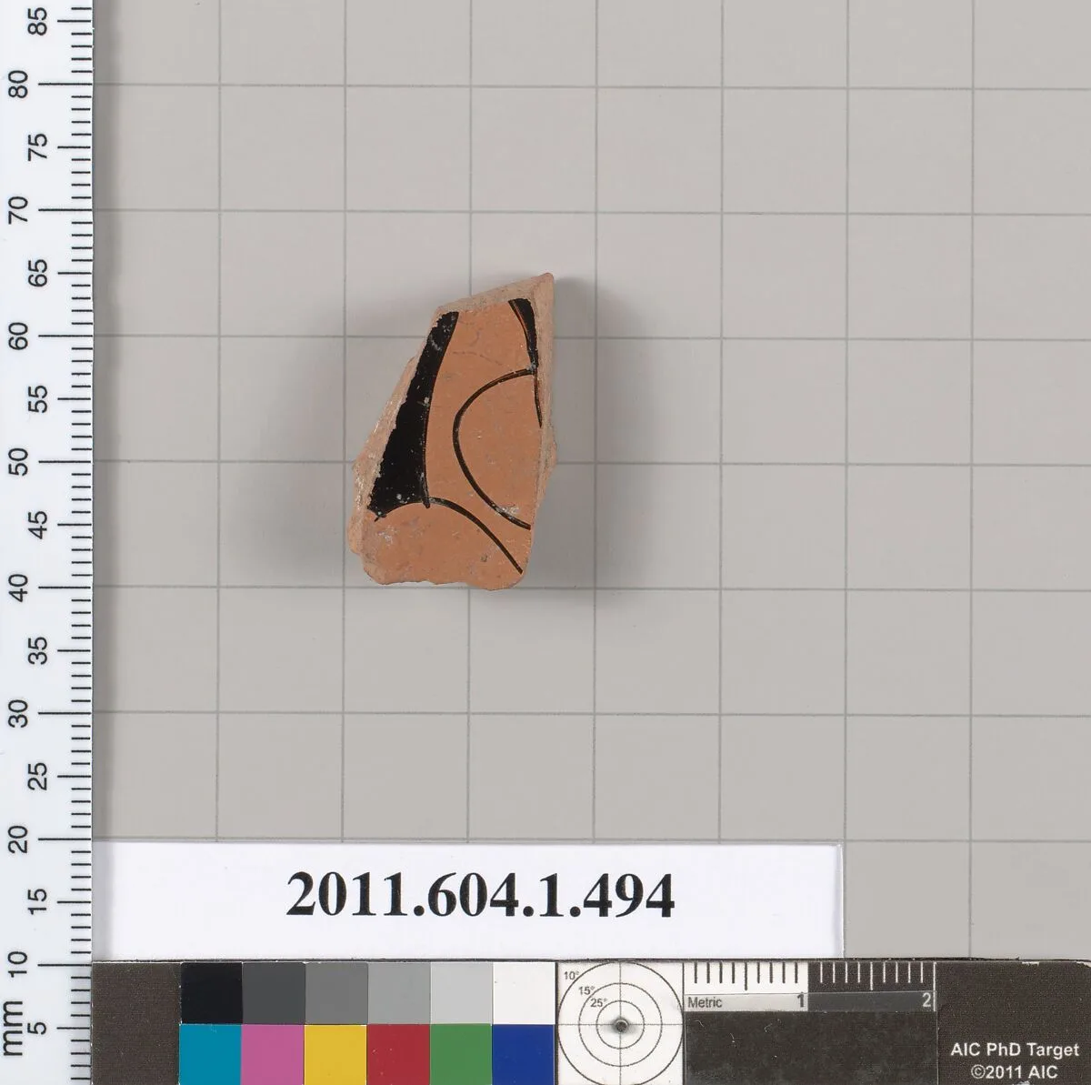 Terracotta fragment of a kylix (drinking cup) — Unknown