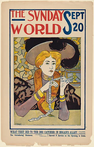 The Sunday World: September 20th — F. Gilbert Edge|The New York World