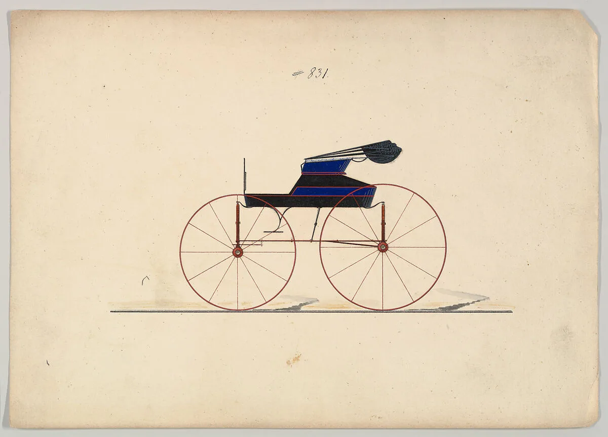 Design for Wagon, no. 831 — Brewster & Co.