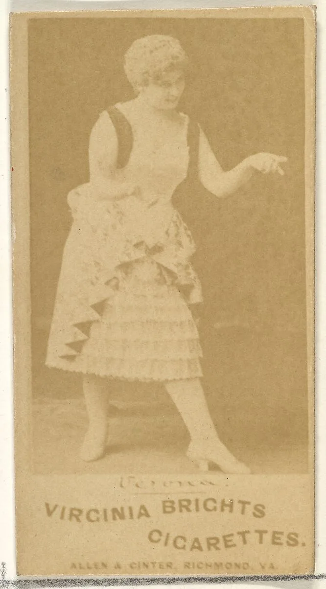 Verona, from the Actors and Actresses series (N45, Type 1) for Virginia Brights Cigarettes — Allen & Ginter