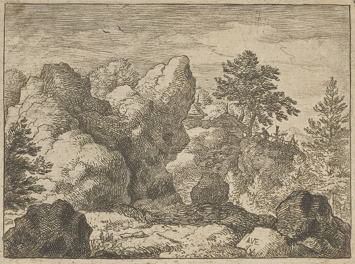 The Pointed Rock — Allart van Everdingen