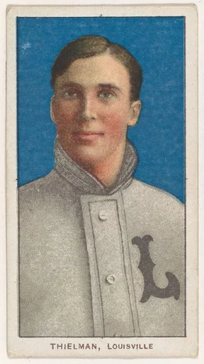 Thielman, Louisville, American Association, from the White Border series (T206) for the American Tobacco Company