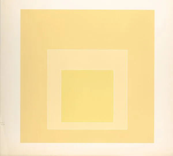 Proof for White Line Square series — Josef Albers|Gemini G.E.L.|Kenneth E. Tyler