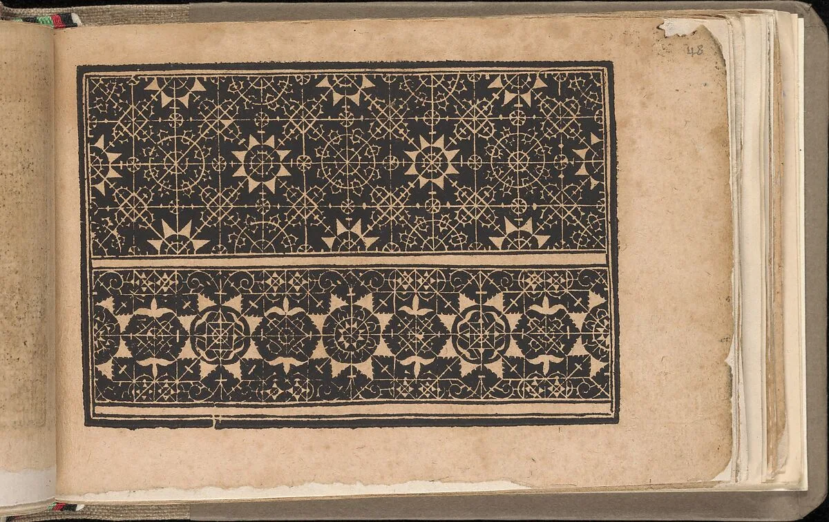 Schön newes Modelbuch (Page 48r) — Sigismundus Latomus