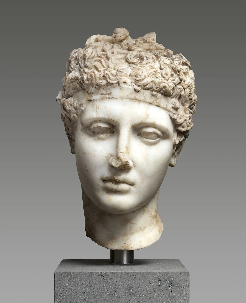 Marble head of an athlete — Unknown