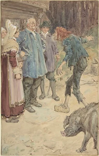 Illustration for "Little Peter: A Christmas Morality for Children of Any Age"