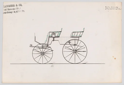 Design for T-Cart, no. 3182a