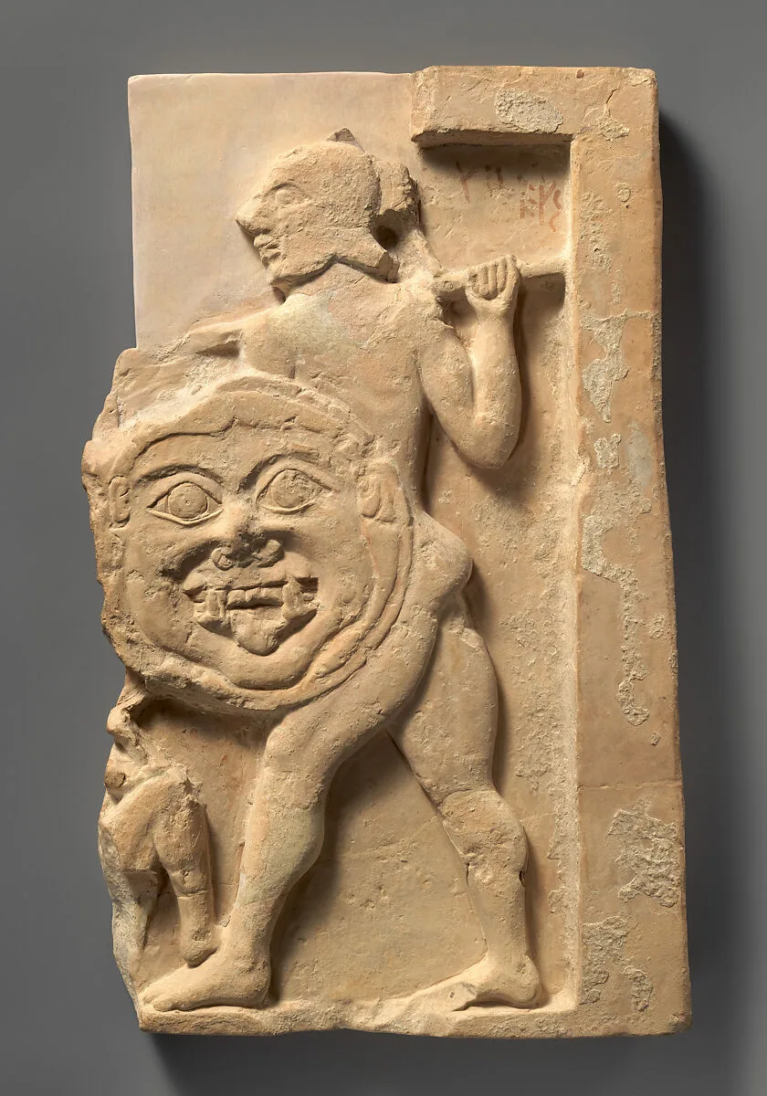 Fragment of a terracotta relief — Unknown