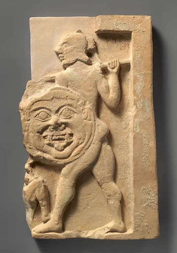 Fragment of a terracotta relief