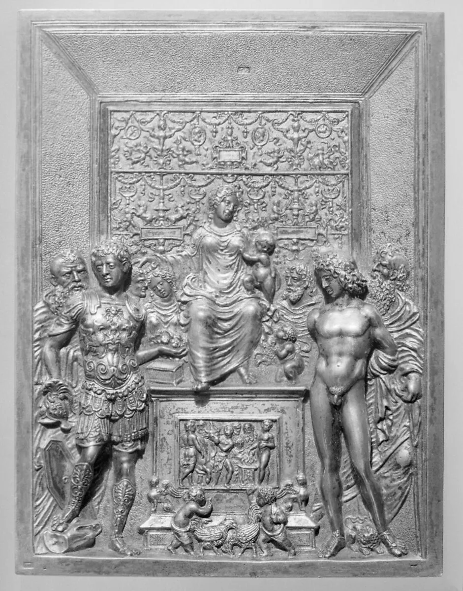 Madonna and Child enthroned with Saints — Unknown