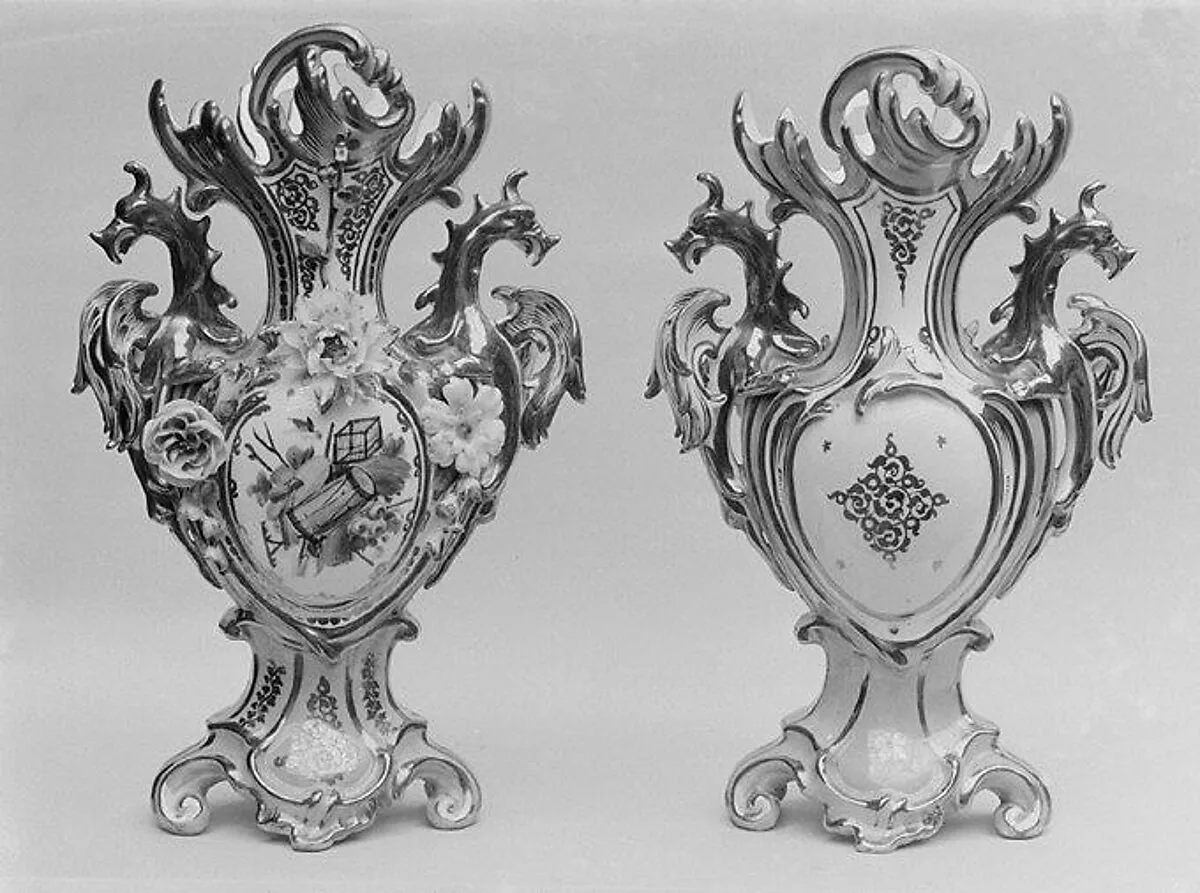 Pair of vases — Fontainebleau|Jacob Petit