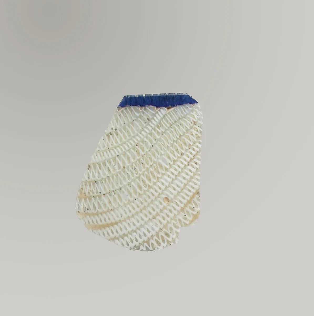 Glass network mosaic bowl fragment — Unknown