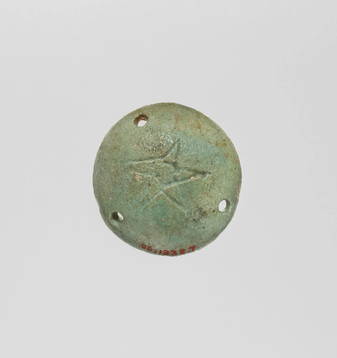 Disk inscribed with five-pointed star — Unknown