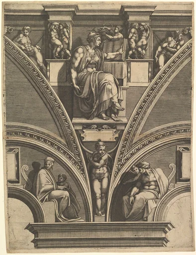 The Eritrean Sibyl; from the series of Prophets and Sibyls in the Sistine Chapel