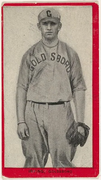 Irving, Goldsboro, East Carolina League, from the Baseball Players (Red Borders) series (T210) issued by Old Mill Cigarettes — Old Mill Cigarettes, Virginia
