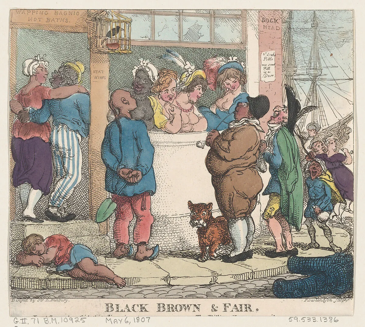 Black, Brown and Fair — Henry William Bunbury|Sir Henry Edward Bunbury|Thomas Tegg|Thomas Rowlandson