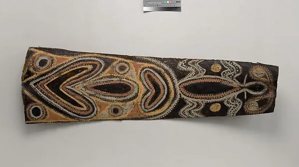 Painting from a Ceremonial House Ceiling — Artists of Mariwai Village|Paul Yapmunggwiyo, Kalaba