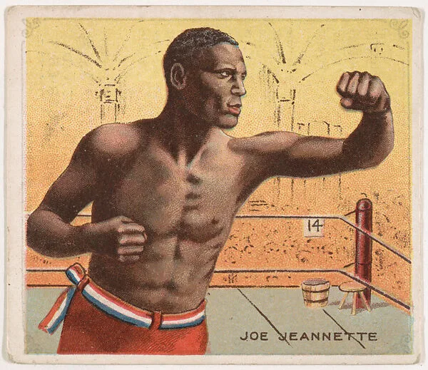 Joe Jeannette, Boxing, from Mecca & Hassan Champion Athlete and Prize Fighter collection, 1910 — Mecca Cigarettes