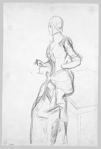 Woman Holding a Glass — John Singer Sargent