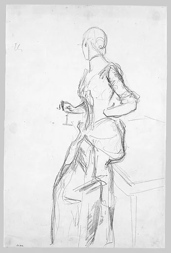 Woman Holding a Glass