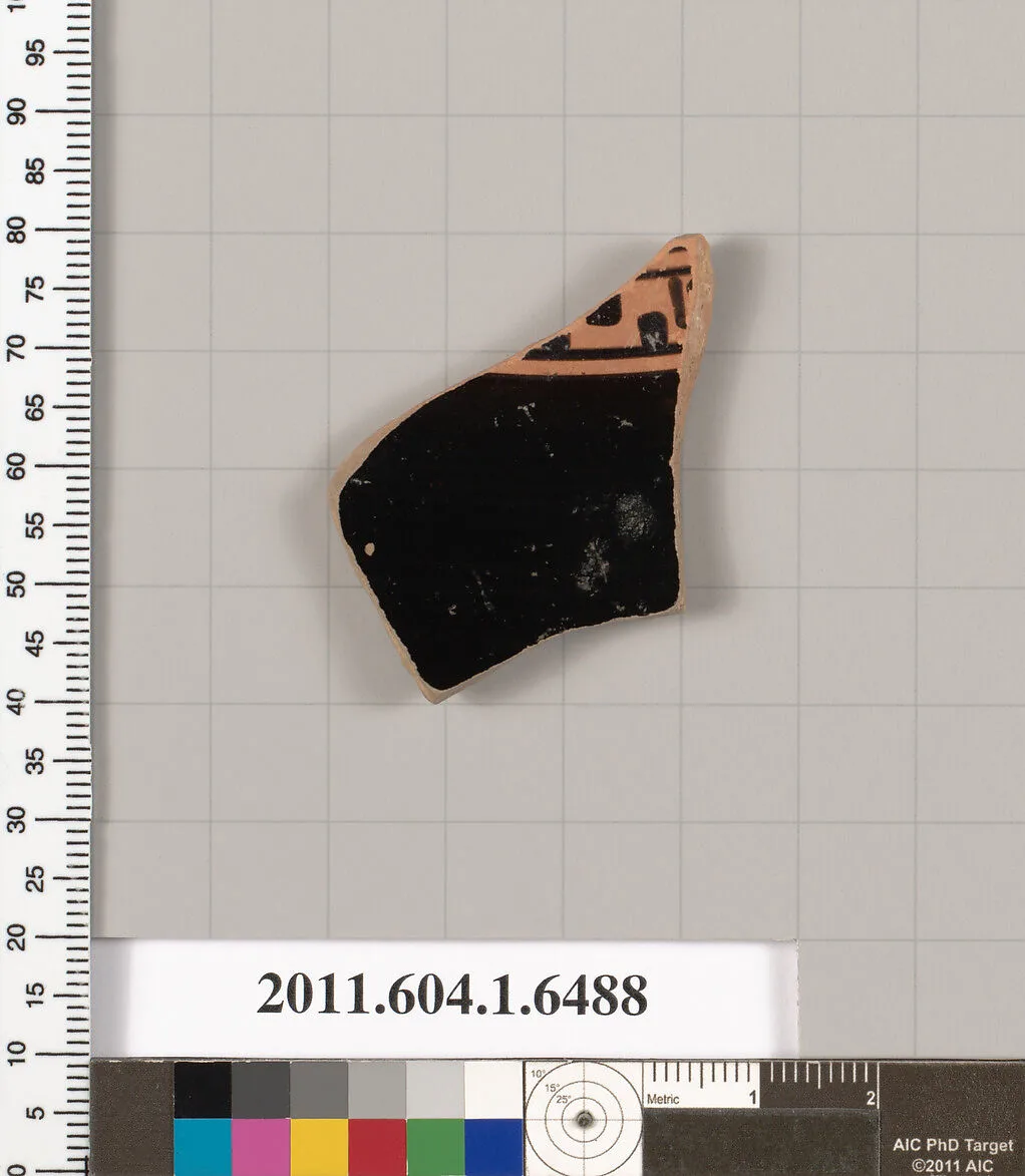 Terracotta fragment of a kylix (drinking cup) — Unknown