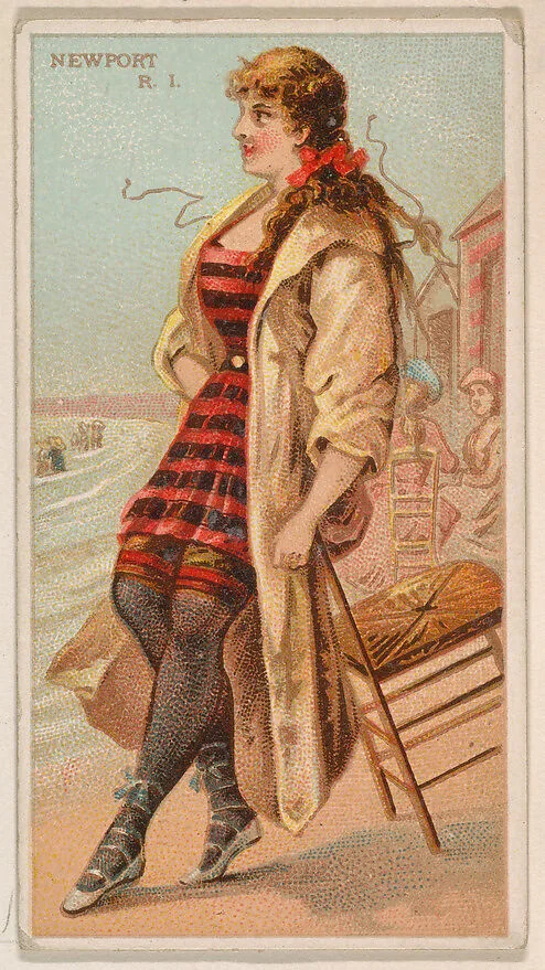 Newport, Rhode Island, from the Surf Beauties series (N232), issued by Kinney Bros. — Kinney Brothers Tobacco Company
