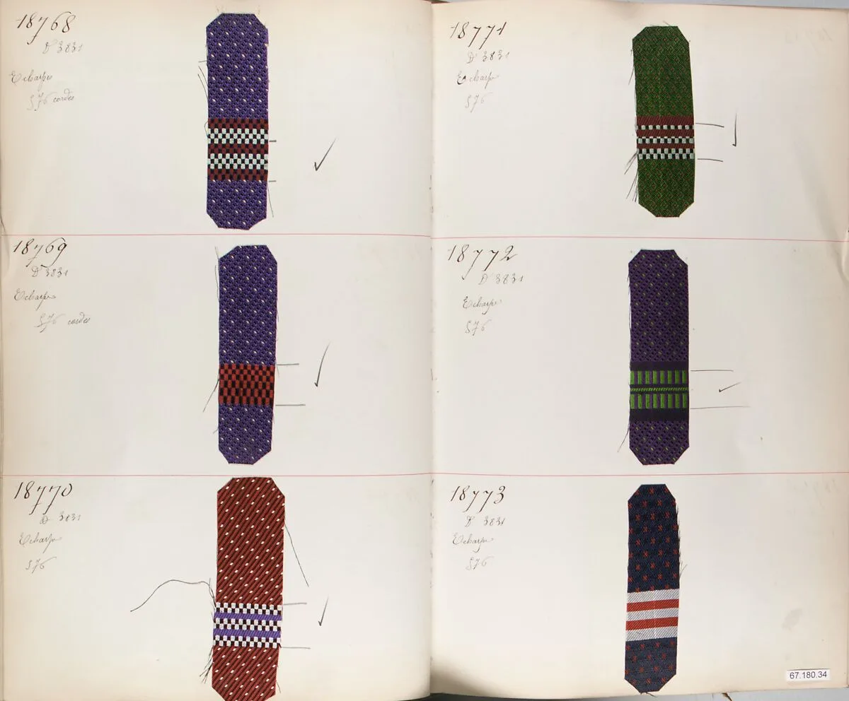 Textile Sample Book — Unknown