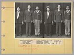 [Christ Kanakes, Harry Olson, and John Iwanski; Full-Length Mugshot  from the Chicago Police Department]
