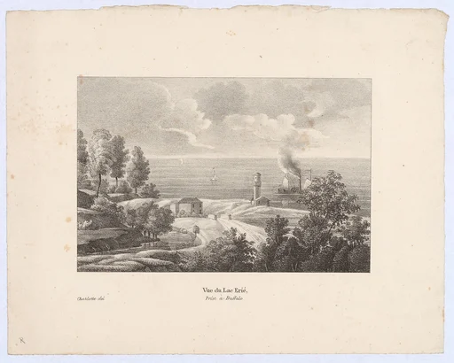 Vue du Lac Erié, Prise à Buffalo