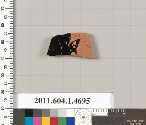 Terracotta fragment of a kylix (drinking cup)