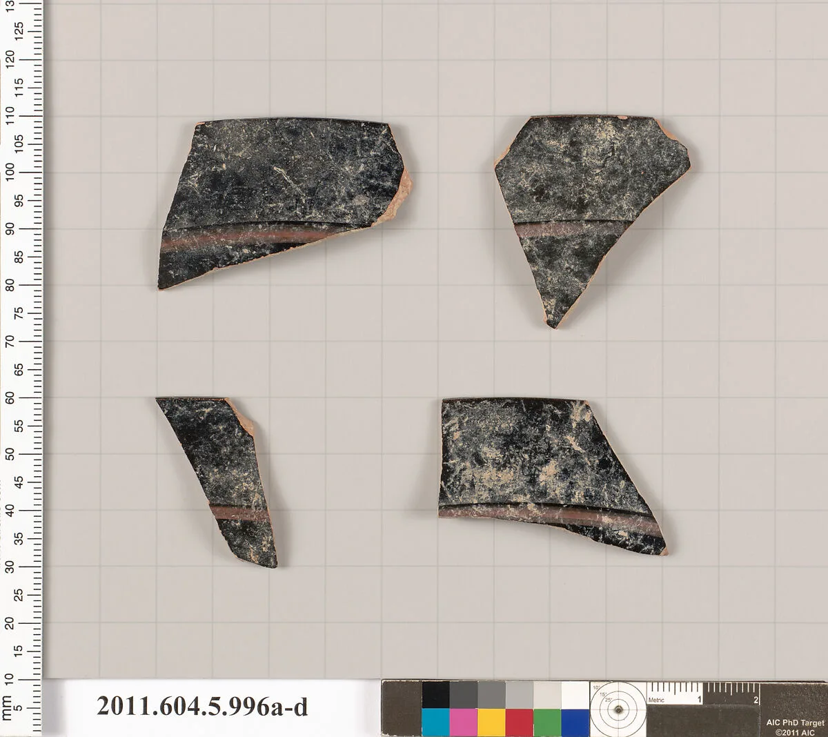 Terracotta rim fragments of a kylix (drinking cup)? — Unknown