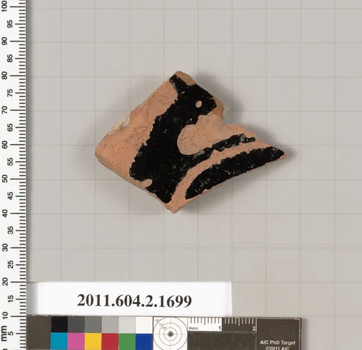 Terracotta fragment of a skyphos (deep drinking cup)