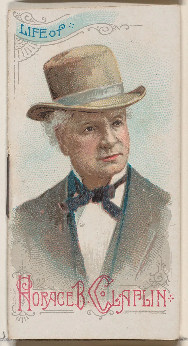 Life of Horace B. Claflin, from the Histories of Poor Boys and Famous People series of booklets (N79) for Duke brand cigarettes — W. Duke, Sons & Co.|Knapp & Company