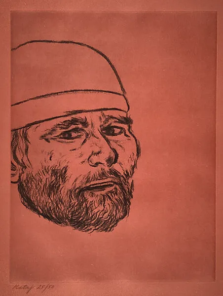 Self-Portrait (after Matteo) — R.B. Kitaj|Aldo Crommelynck
