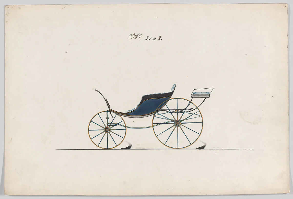 Design for Pony Phaeton, no. 3168 — Brewster & Co.