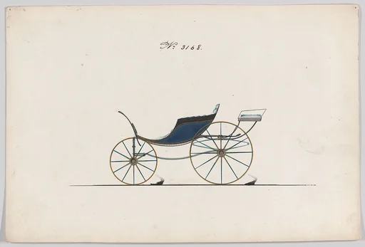 Design for Pony Phaeton, no. 3168