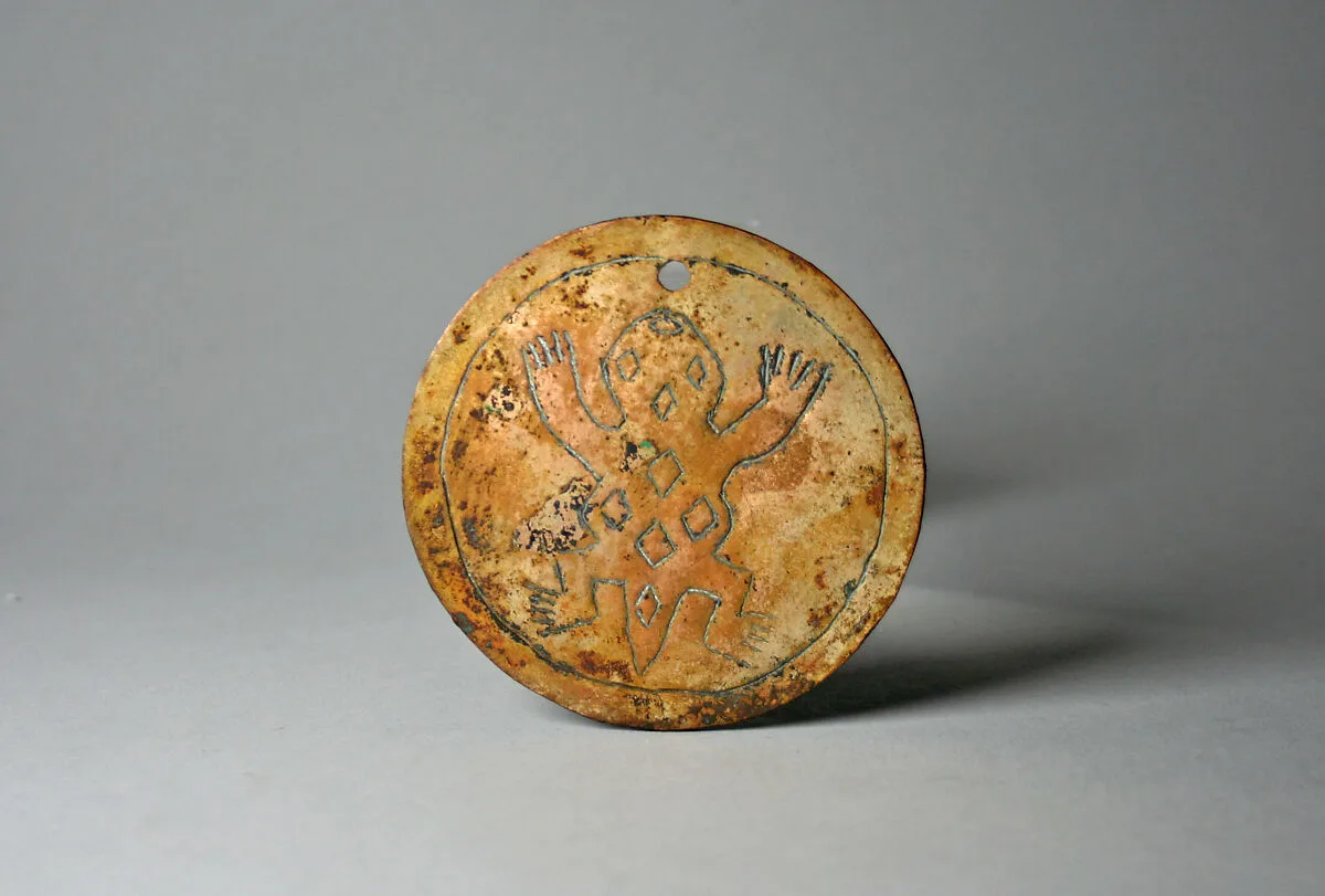 Copper Disk Ornament — Unknown