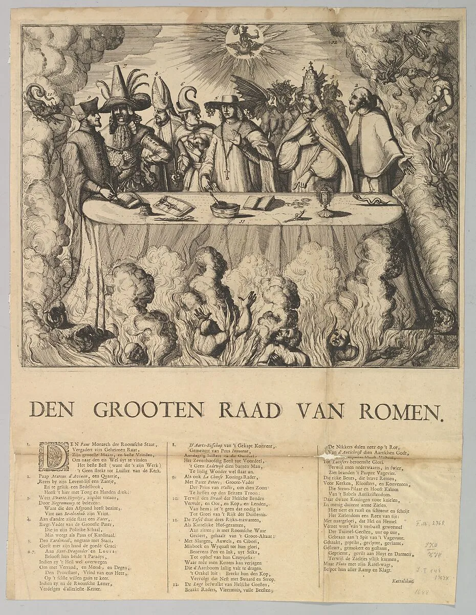 Den Grooten Raad van Romen — Romeyn de Hooghe