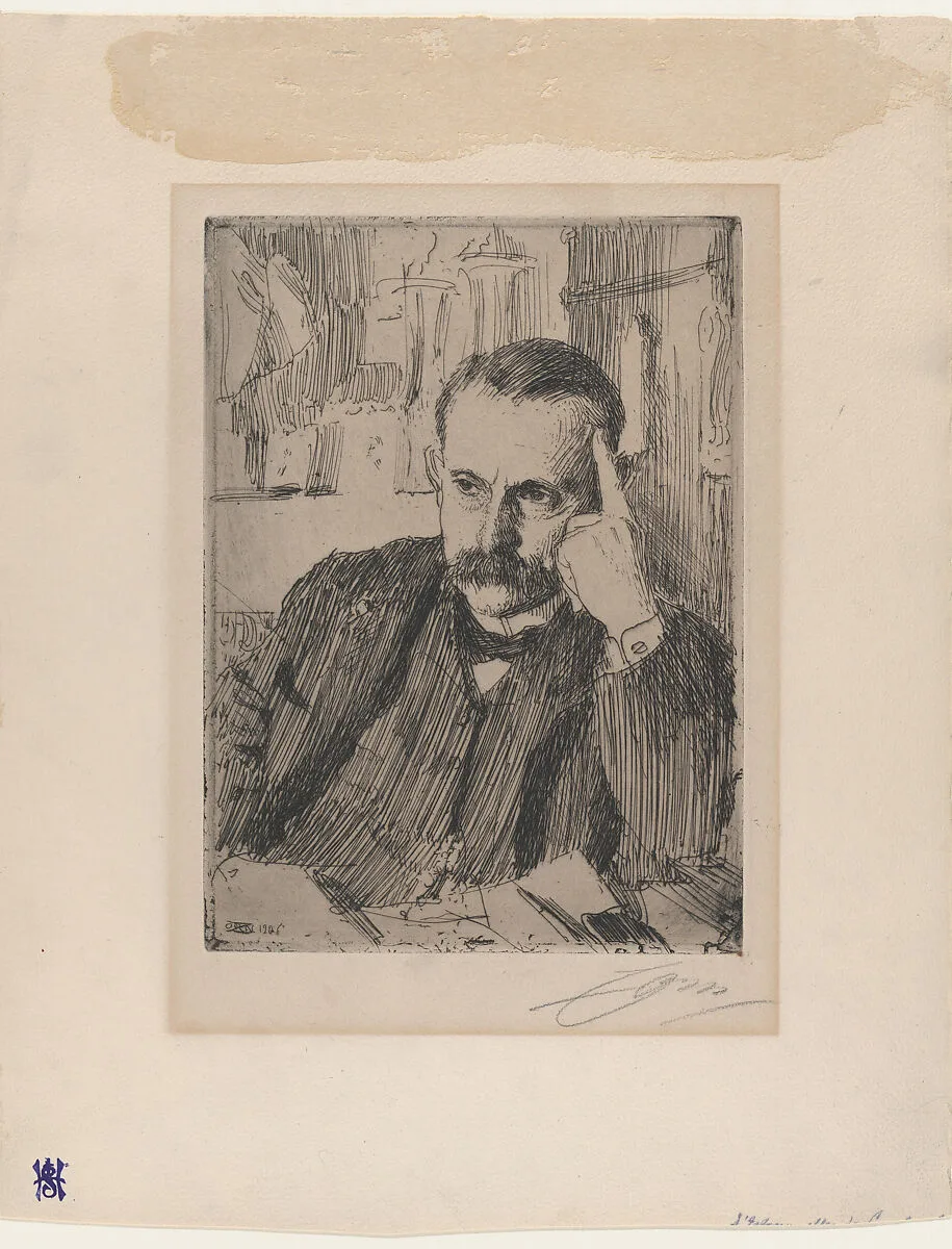 Paul Henri Benjamin d'Estournelles de Constant — Anders Zorn|Paul-Henri-Benjamin d'Estournelles de Constant
