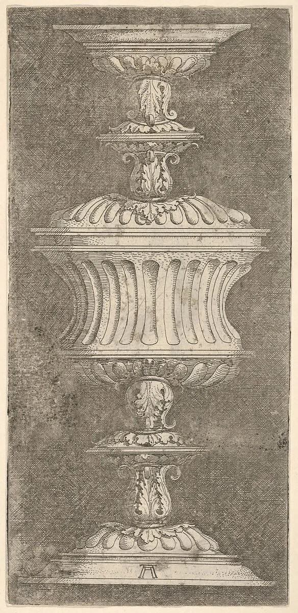 Double Goblet with Flutes and Acanthus-Leaves — Albrecht Altdorfer