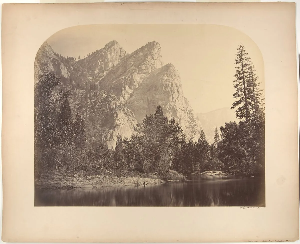 Pompomasos (Leaping Frogs), Three Brothers — Carleton E. Watkins